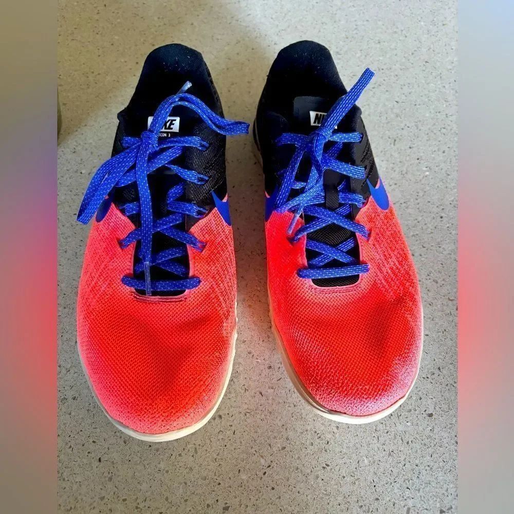 Nike Medicon 3 Bright Orange and Black Running/Training Sneakers